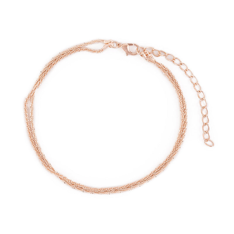 Silver Breeze Anklet