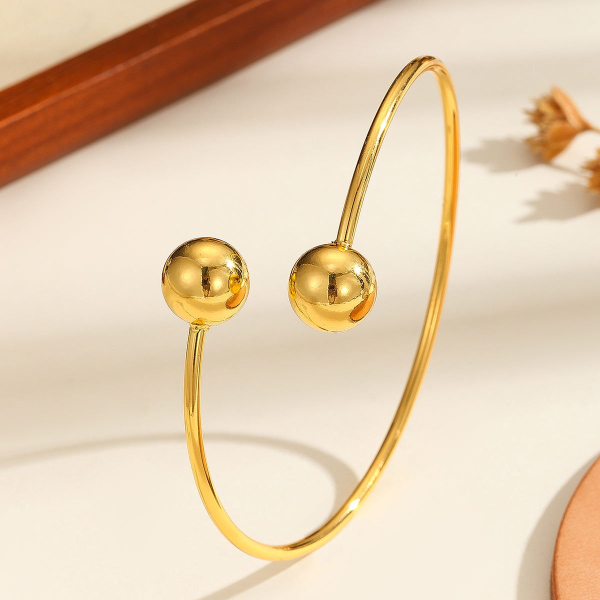 Elegant Double Bead Bracelet