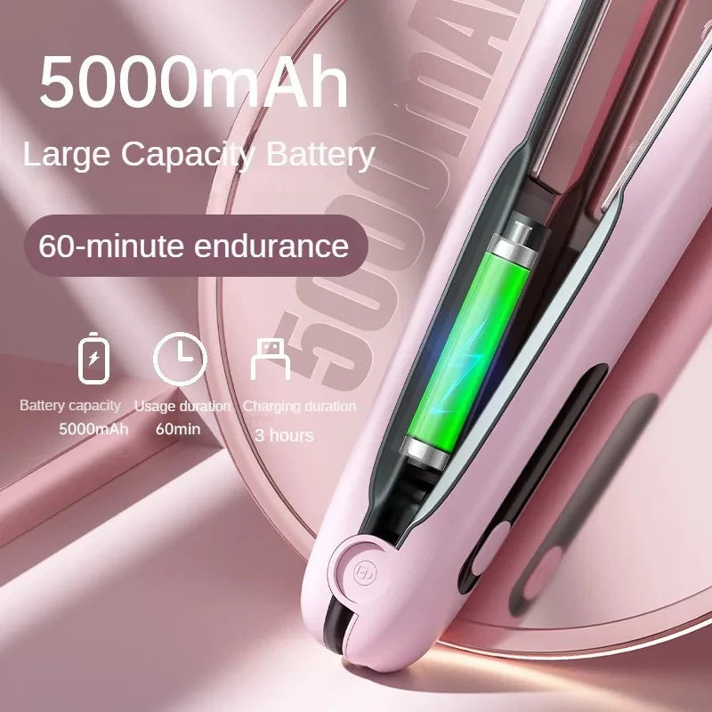 Portable Cordless Hair Straightener