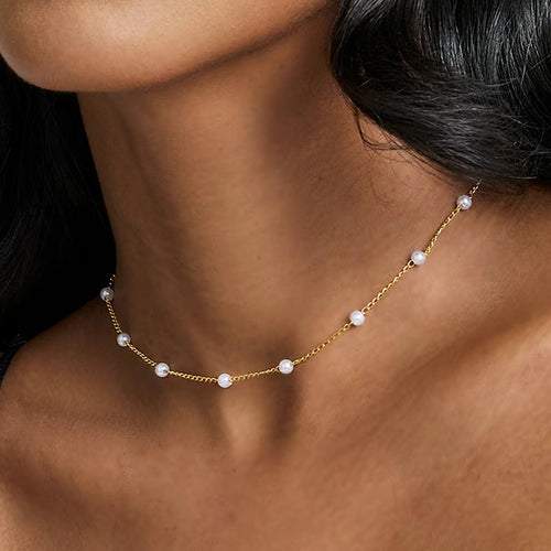 Desert Glow Pearl Necklace