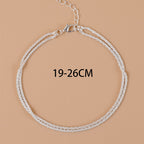 Silver Breeze Anklet