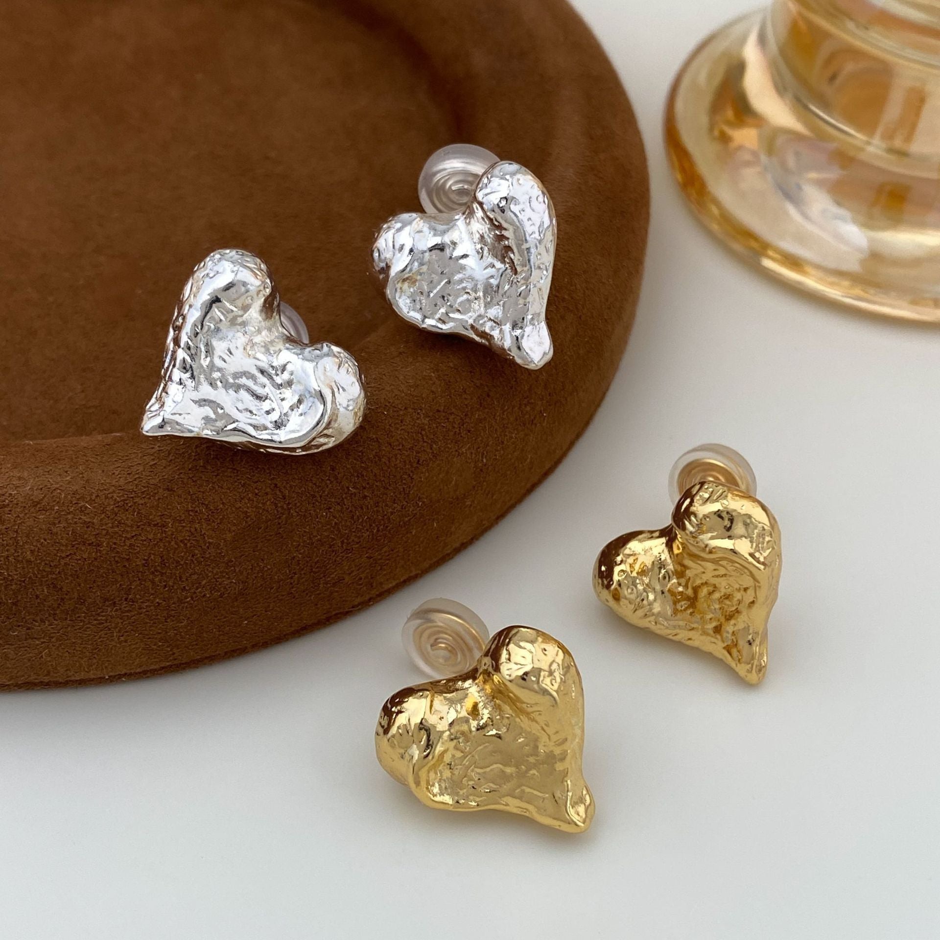 Essenza di Lusso Silver Studs