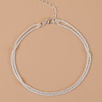 Silver Breeze Anklet