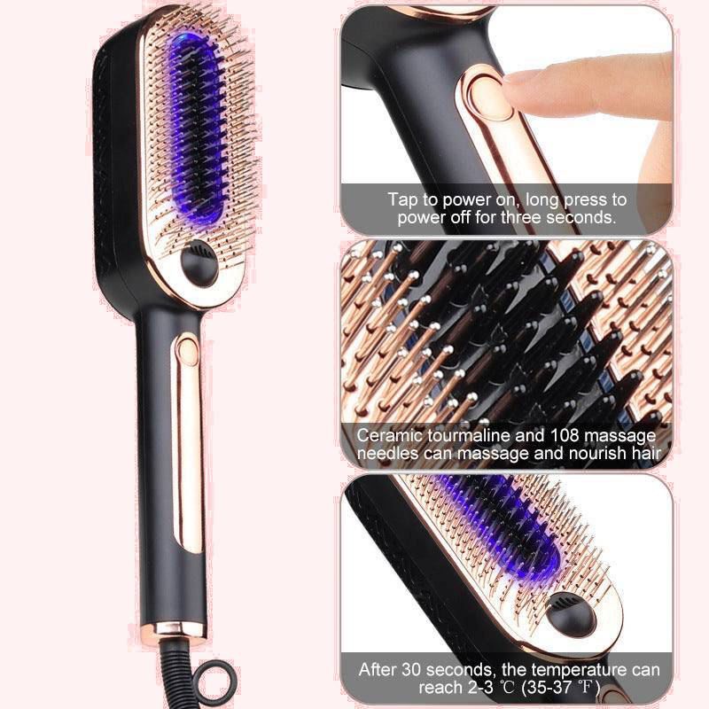 Ladies Ice Anion Straightening Comb
