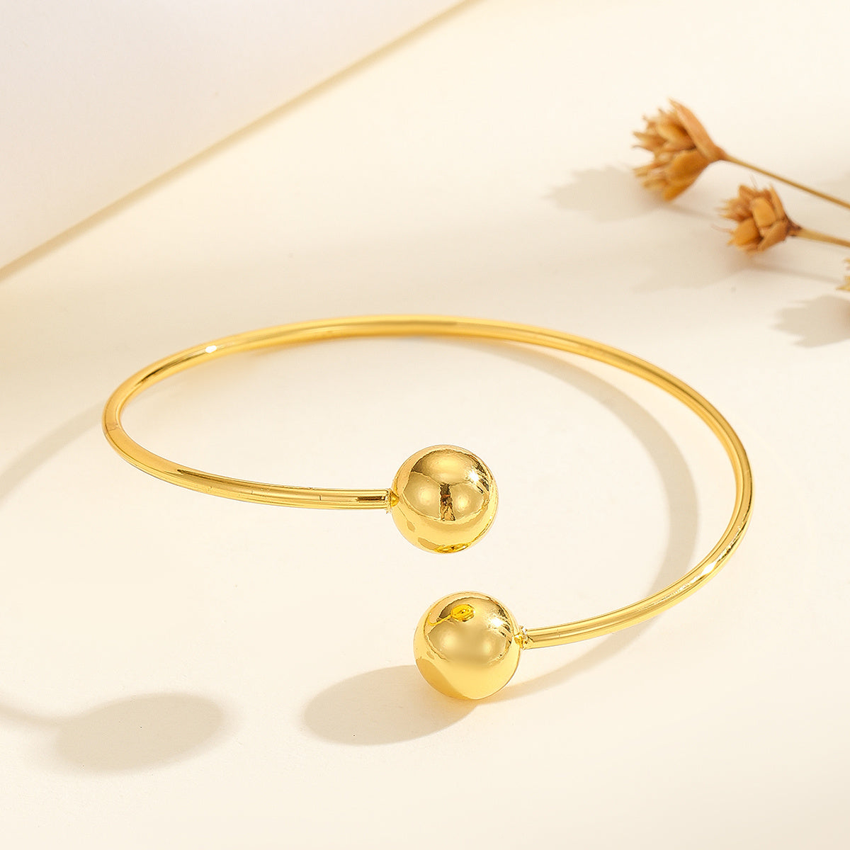 Elegant Double Bead Bracelet