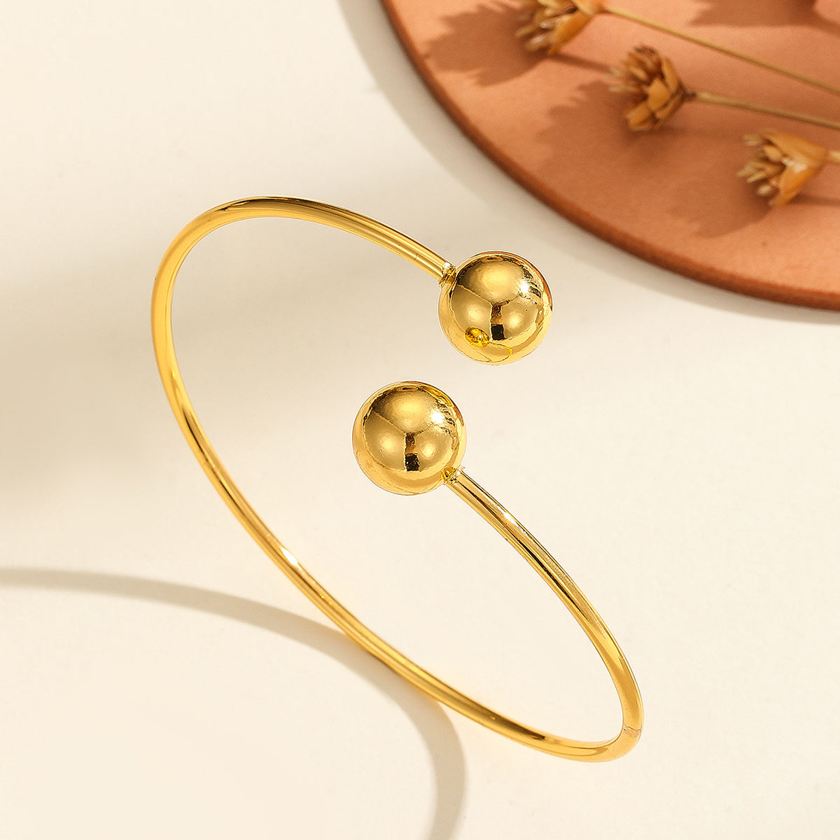 Elegant Double Bead Bracelet