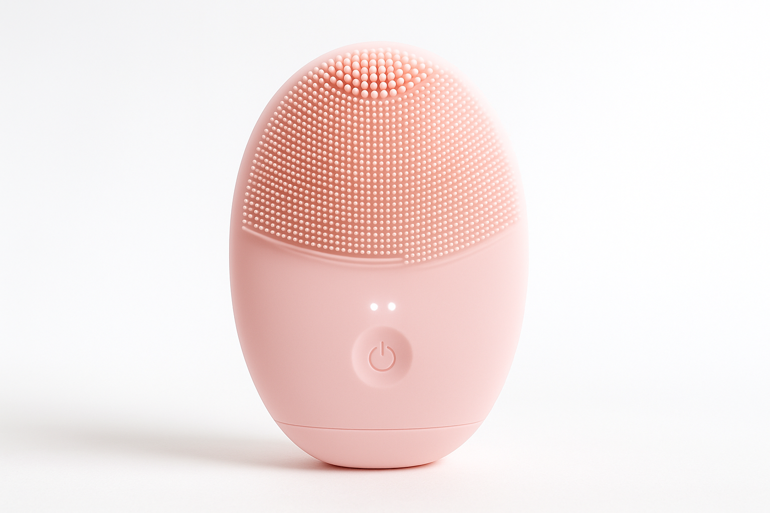 

This compact electric silicone facial brush uses sonic technology to effectively remove dirt, oil, and makeup residue, leaving skin fresh and clean. Made with food-grade silicone and a thick, gentle design, it offers three cleansing zones for targeted care. The IPX7 waterproof build ensures safe use, while its lightweight, portable size makes it perfect for travel. Includes a built-in timer for thorough, gentle cleaning.